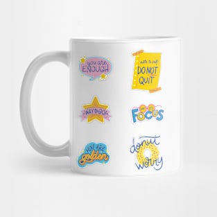 Aesthetic Motivational quotes pack Mug